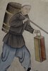 Another image of A Chinese night soil collector. by After Zhou, Pei Qun,