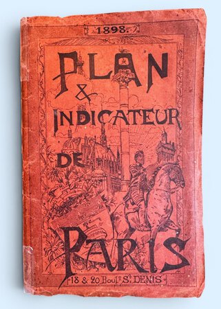 Plan & Indicateur de Paris. by Taride, A.