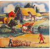 Another image of The Fairylite farm animals cut-out book by [ANON]