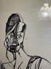 Another image of Original ink portrait of a female by A.R.B