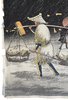Another image of Snow at night by Takahashi Hiroaki (Shôtei). 高橋松亭 弘明