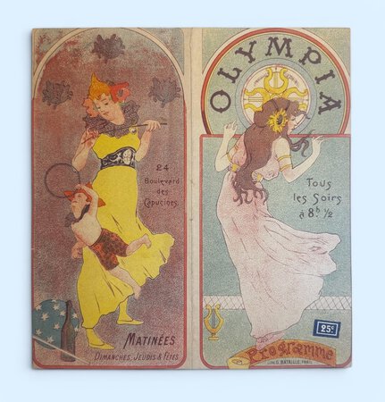 Programme covers for the Olympia Music Hall, Paris by [ANON] after Jules Chéret
