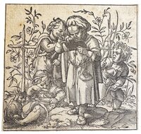 A woodcut from the Kunstbüchlin / Little Book of Art by AMMAN, Jost.