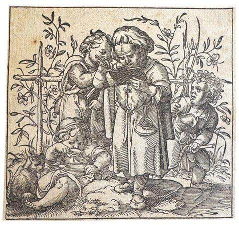 A woodcut from the Kunstbüchlin / Little Book of Art by AMMAN, Jost.