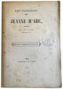 Another image of Jeanne D'Arc. Poéme. by LEVAIN, A.