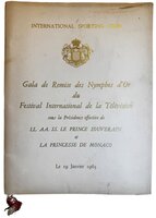 Gala de Remis des Nymphes d'Or du Festival International de la Télévision. by RAINER, Prince.