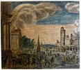 Another image of Vue d'optique de la Prise et le Pillage de Bergopzom by [ANON]