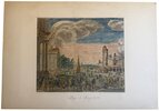 Another image of Vue d'optique de la Prise et le Pillage de Bergopzom by [ANON]