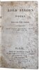 Another image of Lord Byron's works. by BYRON, Lord.