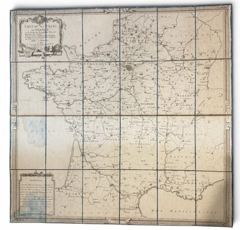 Tableau des Villes de France ou les Plans des Principalles Villes du Royaume sont exprimés, by DU CHEMIN, Noël-Laurent.