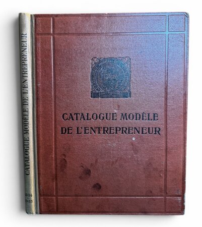 Catalogue modèle de l'Entrepreneur 1934-1935. by Société de publication de catalogues modèles