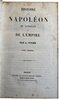 Another image of HISTOIRE DE NAPOLÉON, DU CONSULAT ET DE L'EMPIRE by VIVIEN, [L].