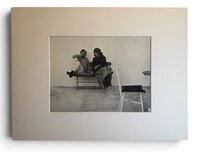 JULES ET JIM - Jeanne Moreau et François Truffaut sur le tourn by CAUCHETIER, Raymond.