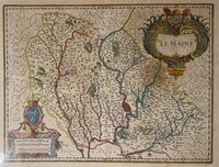 Le Maine. by JANSSONIUS, Joannes