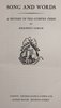 Another image of SONG AND WORDS. A History of the Curwen Press.