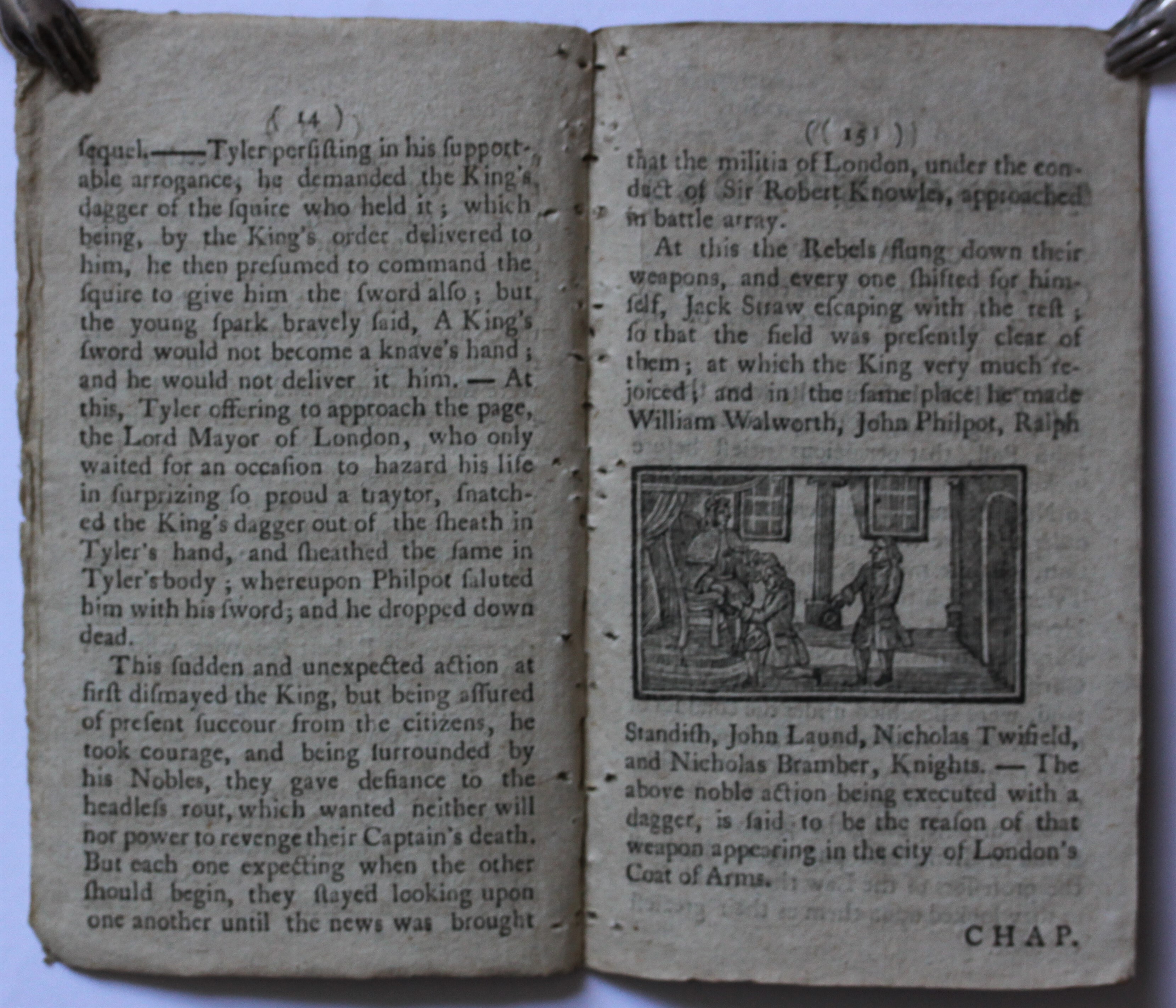 THE FAMOUS HISTORY OF WAT TYLER AND JACK STRAW. David Miles Books