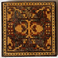 A Tunbridge Ware Tangram, circa 1860.