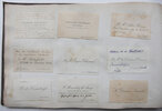 Another image of LARGE OBLONG SOUVENIR ALBUM OF CALLING CARDS COMPILED BY THE NOTED VICTORIAN CONCERT PIANIST by DIETZ, Catinka de.