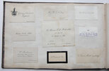 Another image of LARGE OBLONG SOUVENIR ALBUM OF CALLING CARDS COMPILED BY THE NOTED VICTORIAN CONCERT PIANIST by DIETZ, Catinka de.