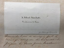 Another image of LARGE OBLONG SOUVENIR ALBUM OF CALLING CARDS COMPILED BY THE NOTED VICTORIAN CONCERT PIANIST by DIETZ, Catinka de.