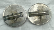 Another image of PAIR OF RARE NICKEL(?) AND SILVER ‘CLYSTER’ BUTTONS/CUFFLINKS by [MEDICAL SATIRE].