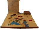Another image of A UNIQUE PURPOSE BUILT MAP CHEST INCLUDING HAND-TOOLED AND HAND-DRAWN MAPS OF EUROPE, by [GEOGRAPHICAL TEACHING AID.]