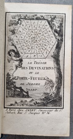 LE TRÉSOR DES DEVINATIONS OU LE PORTE-FEUILLE DE JEROME SHARP. by [FORTUNE-TELLING ALMANAC.]