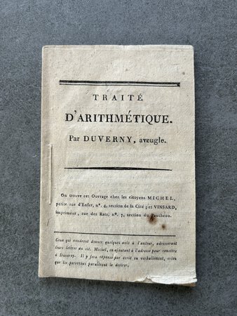 TRAITÉ D’ARITHMÉTIQUE by [METRIC SYSTEM.] [DUVERNY, Jacques-Gilles.]