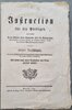 Another image of INSTRUCTION FÜR DIE PREDIGER, by [APPARENT OF DEATH.]