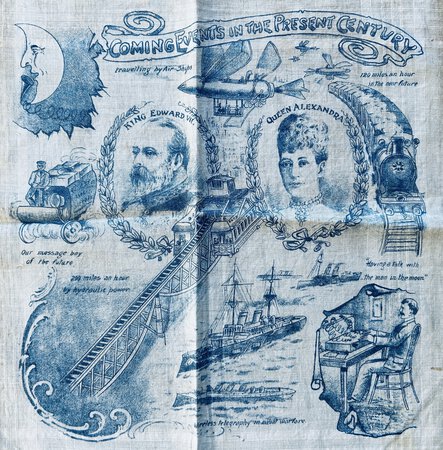PROGRAMME OF MR. ALBERT SMITH’S ASCENT OF MONT BLANC, AUGUST 12TH & 13TH 1851, by [COMMEMORATIVE FOLDING FAN.] [MOUNTAINEERING.]