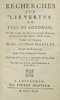 Another image of Recherches sur les vertus de l’eau de goudron, où l'on joint des Réfléctions Philosophiques sur diverses autres sujets... Avec deux Lettres de l'Auteur... by BERKELEY, George.