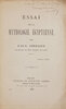 Another image of Essai sur la mythologie Égyptienne... by PIERRET, Paul.