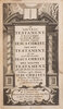 Another image of Le Nouveau Testament, c’est a dire la nouvelle alliance de Notre Seigneur Iesus Christ; The New Testament of our Lord and Saviour Iesus Christ; Het Nieuwe Testament, ofte all Boeken des Nieuwen Verbonts onses Heeren Iesu Christi, volgens het Besluyt der Sinode van Dordrecht in de Iare 1618 en 1619. by (BIBLE. NEW TESTAMENT).
