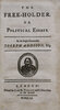 Another image of The Free-Holder. Or Political Essays. by ADDISON, Joseph.
