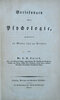 Another image of Vorlesungen über Psychologie, gehalten im Winter 1829/30 zu Dresden... by CARUS, Carl Gustav.