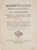 Another image of Dissertatio physiologica, de Erectione. Quam Deo duce & auspice Dei-Parâ, in Augistissimo Ludoviceo Medico Monspeliensi, publicis subjiciebat disputationibus... by (MEDICINE). BELOU, François.