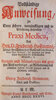 Another image of Vollständige Anweisung zu einer sichern, vernünftigen und in Erfahrung stehenden medicinischen Praxi Medica, auss Hrn. D. Friederich Hoffmanns... Scriptis und Manuscriptis mit großem Fleiß verfertigt, zu Berförderung des gemeinen bestens heraus gezogen und in Ordnung gebracht. by HOFFMANN, Friedrich.