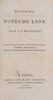 Another image of Histoire d’Inès de Léon. by MONTJOIE, Christophe Felix Louis Ventre de Latouloubre, called Galart de.