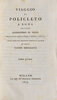 Another image of Viaggio di Policleto a Roma ... traduzione dal francese corredata di note per cura di Davide Bertolotti. by THÉIS, Alexandre Etienne Guillaume de.