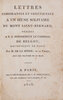 Another image of Lettres consolantes et chrétiennes à un jeune solitaire du mont Saint-Bernard dédiées à S.E. monseigneur le cardinal De Belloy by LA SERRIE, François Joseph De.