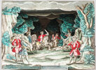 Another image of [A stag hunt in a miniature perspective peepshow. by (HUNTING). [ENGELBRECHT, Martin.
