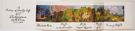 Another image of Shakespeare’s Cotswolds [13 Scenes of Country Life painted for the Shakespeare Exhibition 1564-1964. by (SHAKESPEARE). HUGO, Jean.