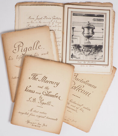 [Promotional facsimiles for works of art]. by TIFFANY & Co. [?PELISSIER, G.P.]