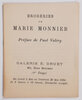 Another image of Broderies de Marie Monnier Préface de Paul Valéry. by MONNIER, Marie.