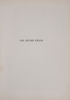 Les jeunes Filles. Roman. by LYDIS, Mariette. MONTHERLANT, Henri de.
