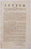Another image of A Letter from a Citizen of London, to a Member of Parliament, proposing a method for the employment of the vagrant poor in the manufacture of sail cloth. by ‘CITIZEN OF LONDON’