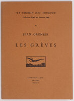 Les Grèves. by BONA, illustrator. GRENIER, Jean.