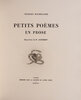 Another image of Petit Poèmes en prose. by BAUDELAIRE, Charles. ALEXEIEFF, Alexandre, illustrator.