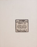 Les VI poèmes des Fleurs du Mal condamnées en 1857... pointes sèches en couleur. by BAUDELAIRE, Charles. Dominique JOUVET-MAGRON, illustrator.