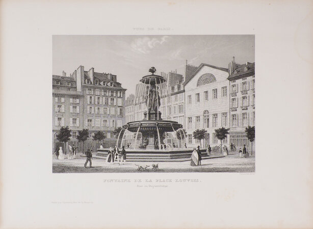 Collection de vues de Paris prises au daguerréotype gravures en taille douce sur acier by CHAMOÜIN, [Jean Baptiste Marie].